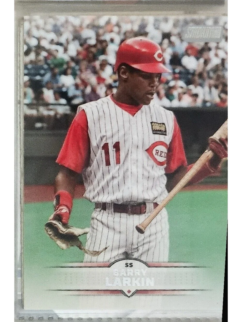 2025 Topps Stadium Club Barry Larkin #27 Cincinnati Reds HOF